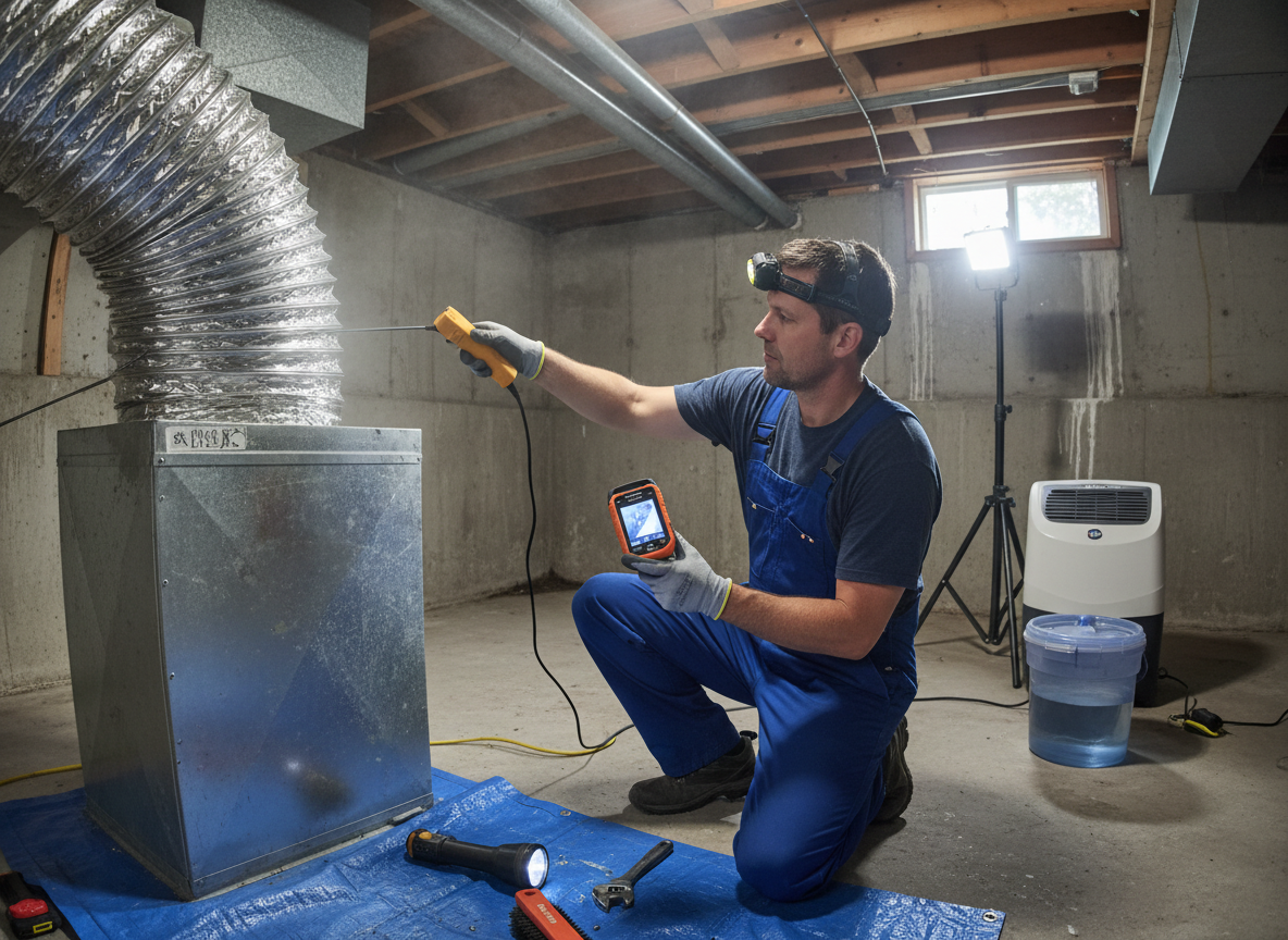 Checking for Moisture Issues in Air Ducts After Summer Humidity